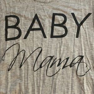 Tops - Maternity Graphic Tee - Baby Mama Tops - Maternity Graphic Tee - Baby Mama
